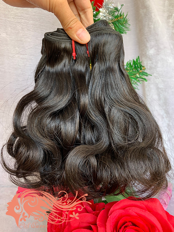 Csqueen 9A Ocean Wave 8 Bundles Natural Black Color 100% Human Hair